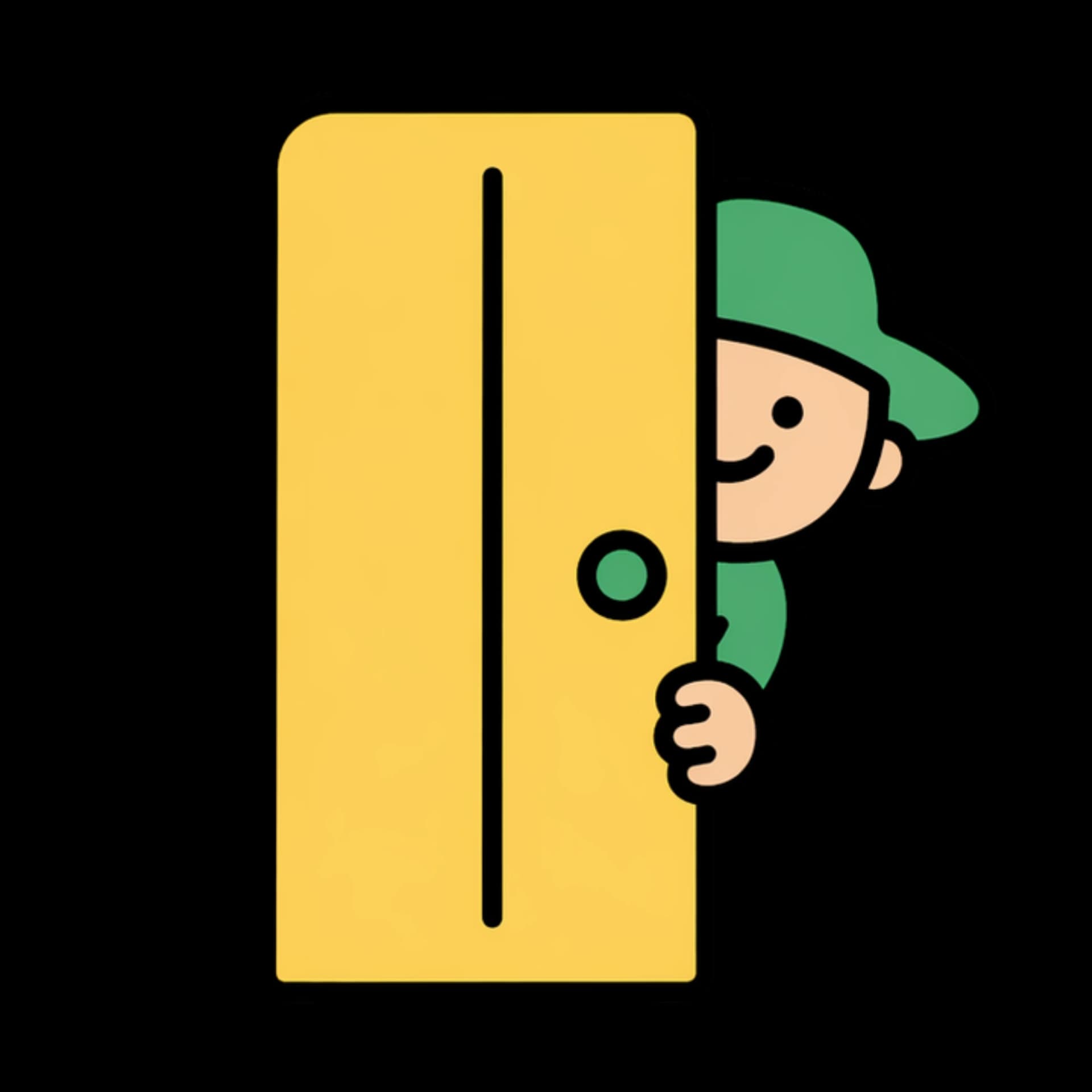 Open door illustration representing choosing a partner