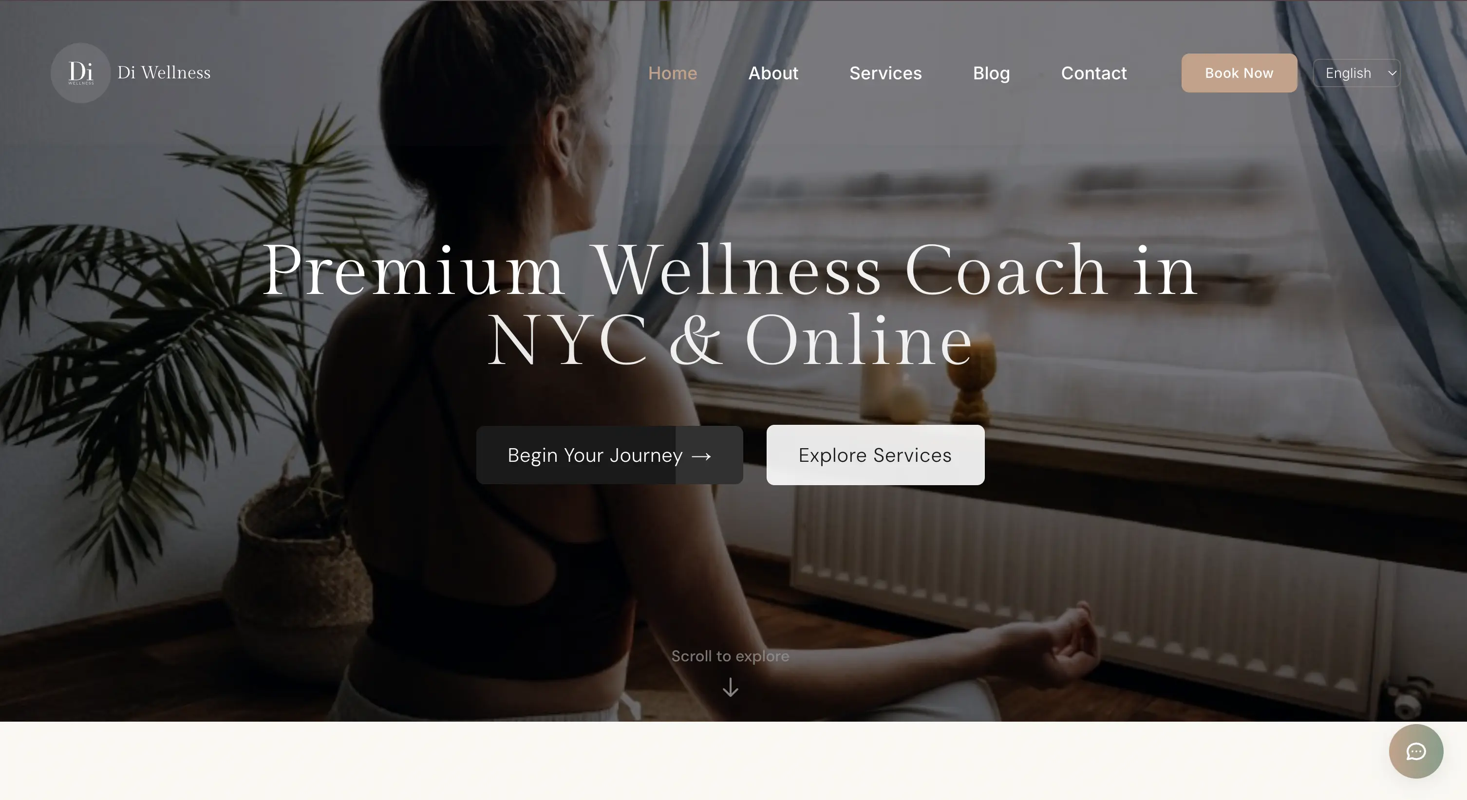 Di Wellness homepage