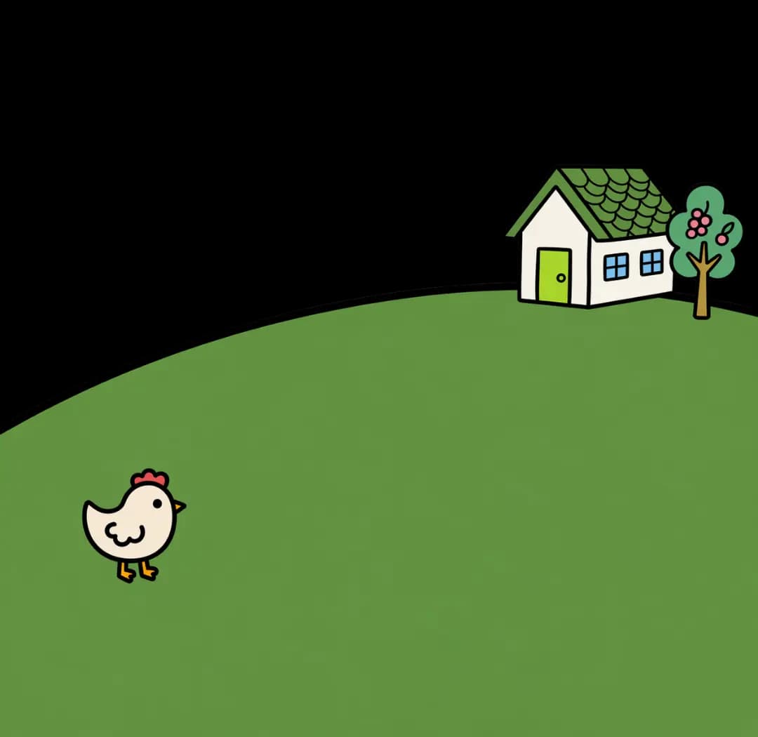 Illustration of a house among trees — CauseHouse