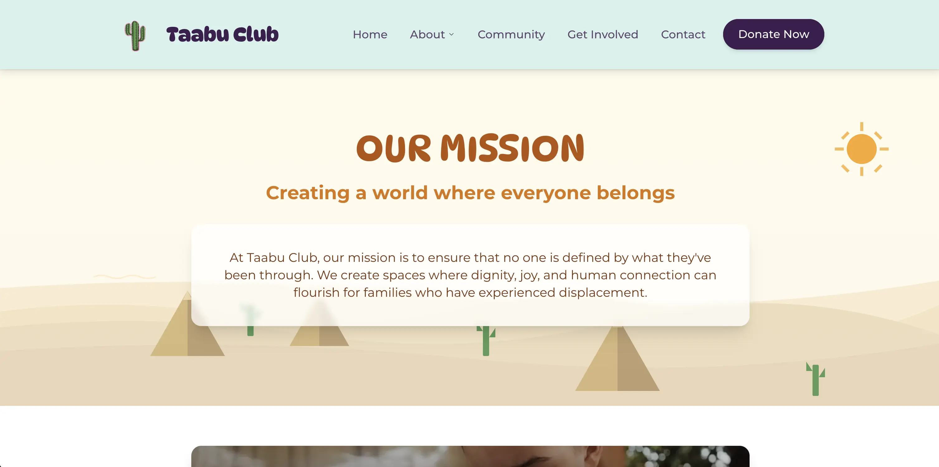 Taabu Club mission section